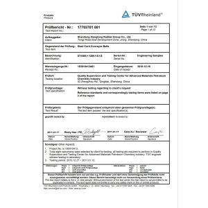 Shandong Xiangtong Rubber Science Co.,Ltd Сертификации
