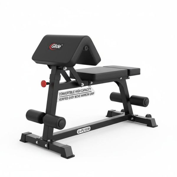 Glide Roman Chair U+PL1038 Convertible High Capacity Verified Easy Move Narrow Grip