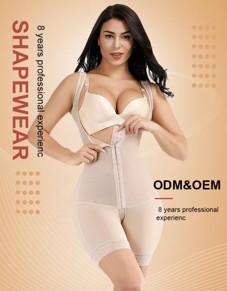 Fashion Spandex Nylon Waist Trainer Shapewear for Adults Bodycon Bodysuits by HEXIN