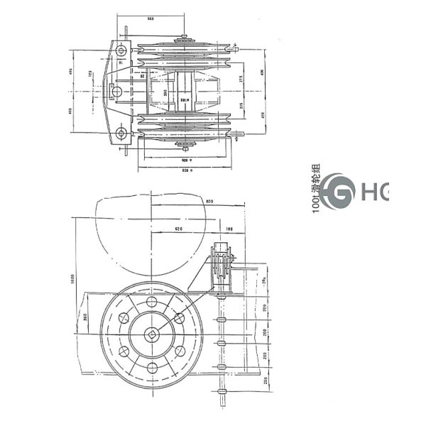 35# Cast Steel Heavy Duty Wire Rope Pulley and Crane Sheave with Customizable Size for Construction Lifting