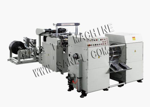 Full Automatic Coreless Rolling Plastic Bag Making Machine For Garbage Bag