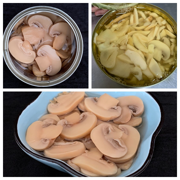 150g законсервировало отрезанные грибы
