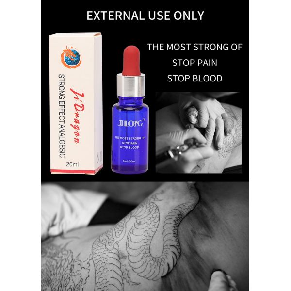 Semi Permanent Makeup Painless Tattoo Soothe Topical Anesthetic Gel Liquid Freeze 0.175 Fl. Oz