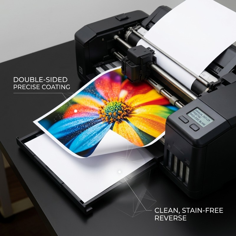 Flexibility Inkjet Glossy Sticker Paper 115g A4 A3 For Advertising Displays And Signage