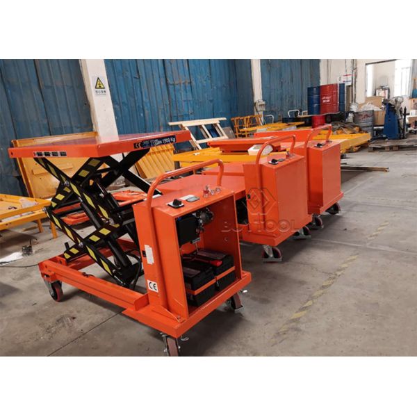 Верхняя часть Длинн-таблицы Turntable Ног-работала мобильную силу DC таблиц подъема 750kg 230mm Semi электрическую