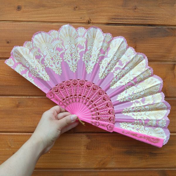 [I AM YOUR FANS]Good Quality Classic Giveway Gifts Plastic Frame Hand Fan Plastic White Wedding Fans