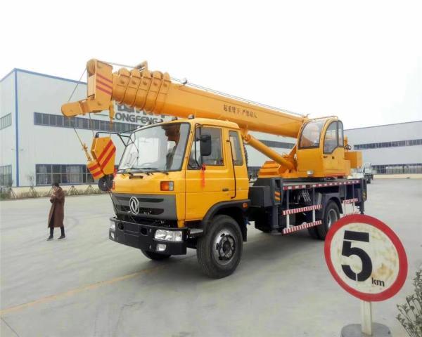 DFAC Mobile Hydraulic Vehicle Mounted Crane With 16 - 20 Ton Lifting Capacity