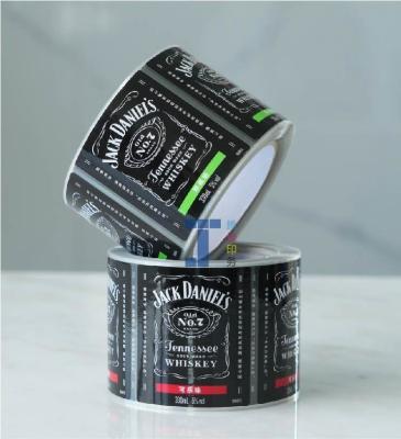 Digital Printing Personalised Champagne Bottle Stickers