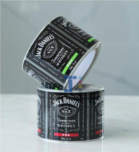Digital Printing Personalised Champagne Bottle Stickers