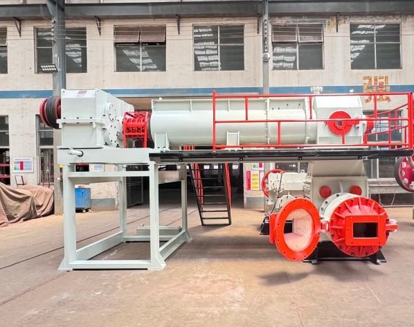 JKY60 máquina automática de tijolos de argila extrusora de vácuo de duplo estágio 25000-35000 tijolos / dia para fábrica de tijolos