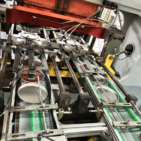 OEM 5 litros latas de pintura componentes de anillo fabricante líneas de prensa de estampado