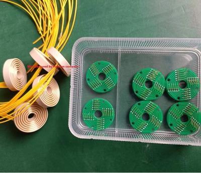 5 Circuits 10A Pcb Slip Ring 380VAC/VDC With Precious Metal Contact