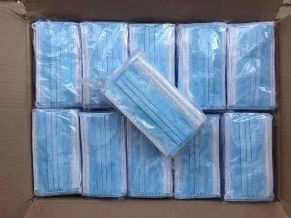 3-ply Surgical Mask Anti-virus color blue disposable earloop