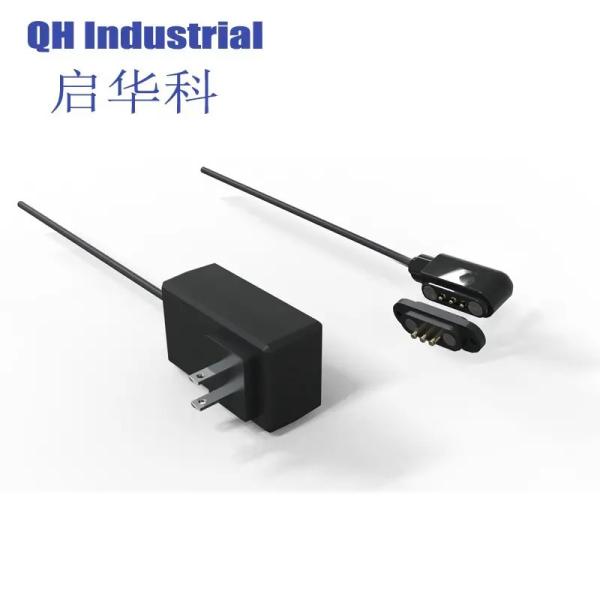Power Supply Ac/dc 2 Pin Magnetic Connector To Adapter 12v Power Adapter Switching Adapter 5v 12v 1a 2a 3a 4a 5a 6a 7a 8a Electronic Device Charger