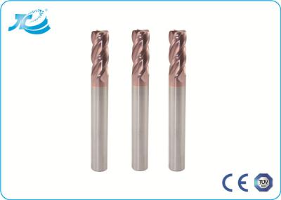 1.0-12.0mm Dia , Length 50 - 100 mm Corner Radius End Mill With 2 - 6 Flute