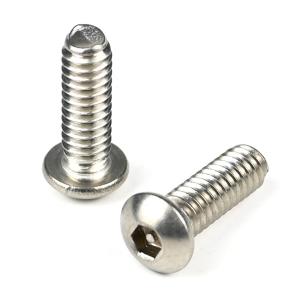 Aço inoxidável 304 cabeça de botão Allen resistente a adulterações Hex Full