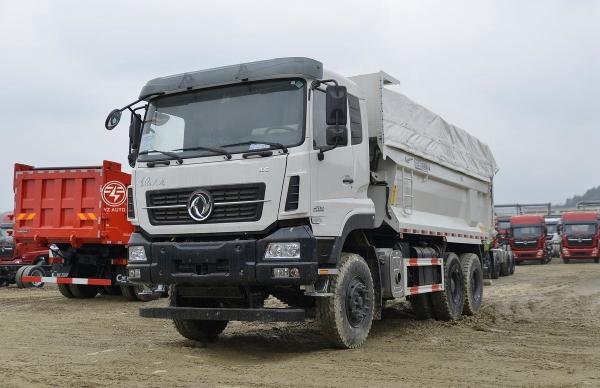 350hp Direção à esquerda 10 rodas Dongfeng 6X4 camião para descarregar areia e cascalho