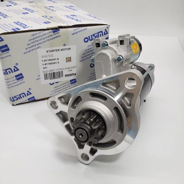 1-81100341-0 Assy мотора стартера 1-81100341-3 для двигателя 6WG1 Хитачи ZX450 ZX470 Isuzu