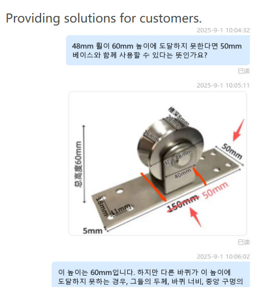 Customizable High Quality Track Pulley Small Hanging Pulley