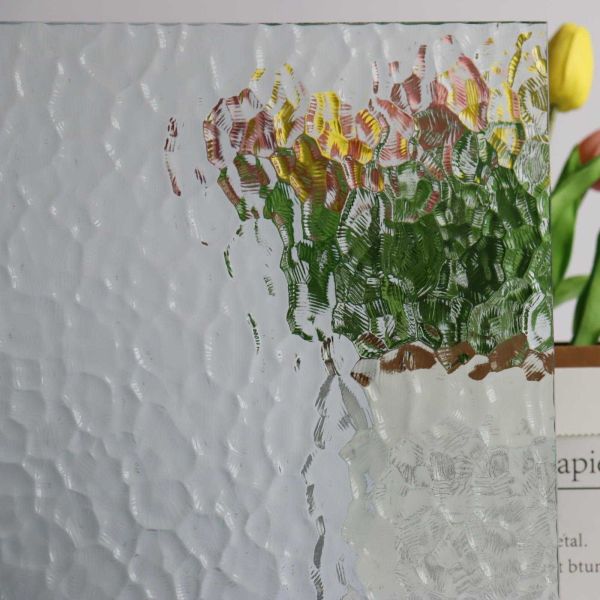 Wide Double Sided Fluted Glass Shower Panel 6mm 8 Mm