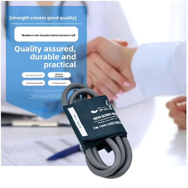 Dark Green Neonatal Size Reusable Bladderless Blood Pressure Cuffs 6 To 11cm Limb Cir Medical Consumables