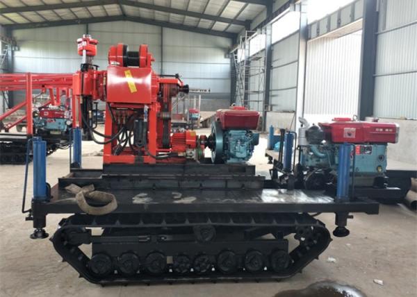Equipamentos de perfuração diesel do poço de água do poder da máquina GK200 200m portátil hidráulica