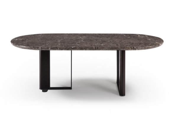 Table à manger ronde moderne ensemble de meubles D100 X H75cm avec du marbre en acier inoxydable