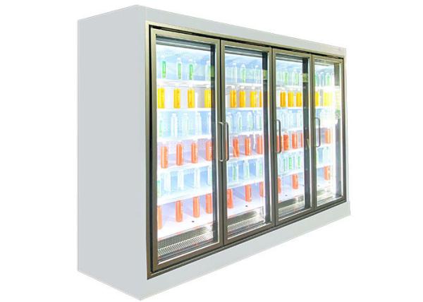 Commercial Multi Gate Glass Door Chiller Drinks Display Fridge R404a