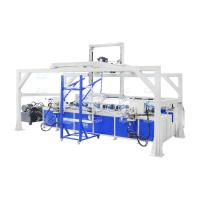 Máquina de encolhimento automática de dobragem dupla IBC Máquinas de formação de tubos de estrutura de aço inoxidável