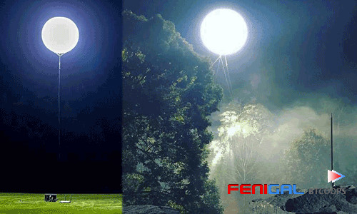 High Brightness Customizable Soft Light 2000W Inflatable LED Film Lighting Balloon