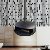 cheminée à gaz naturel à ventilation directe intérieure