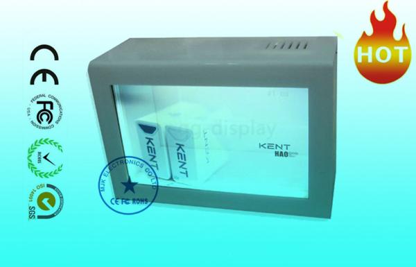 HD Advertising 22 Transparent LCD Display Wall mount With Show Case
