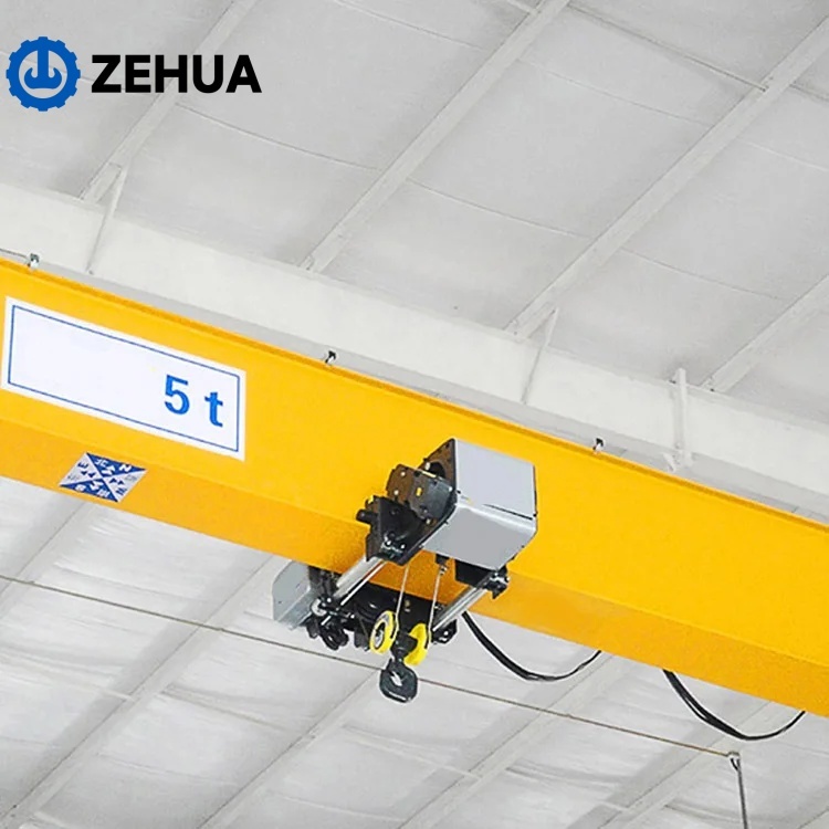 High Performance European Type Low Headroom Single Girder Overhead Crane for Workshop & Warehouse