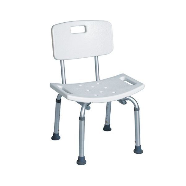 ABS POM PMMA Plastic Shower Seat For Elderly Plastic Shower Bench Seat