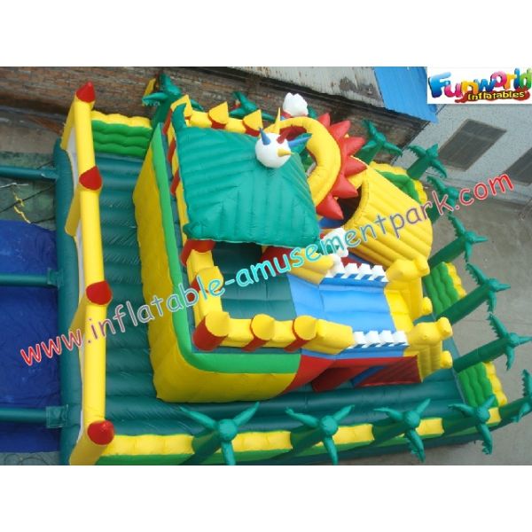 Цветастые напольные гигантские раздувные игры тематического парка/игрушки водоустойчивые