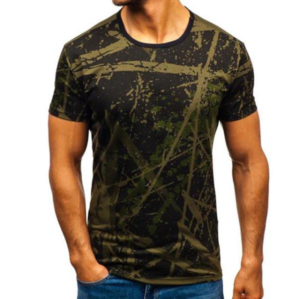 high quality digital cheap camo tshirt, new arrived really leaf printed blue camo t shirt