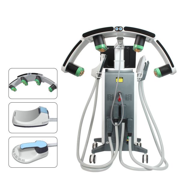 3 IN 1 EMS Cryo Pads 10D Laser Fat Slimming Machine Fast Body Shape