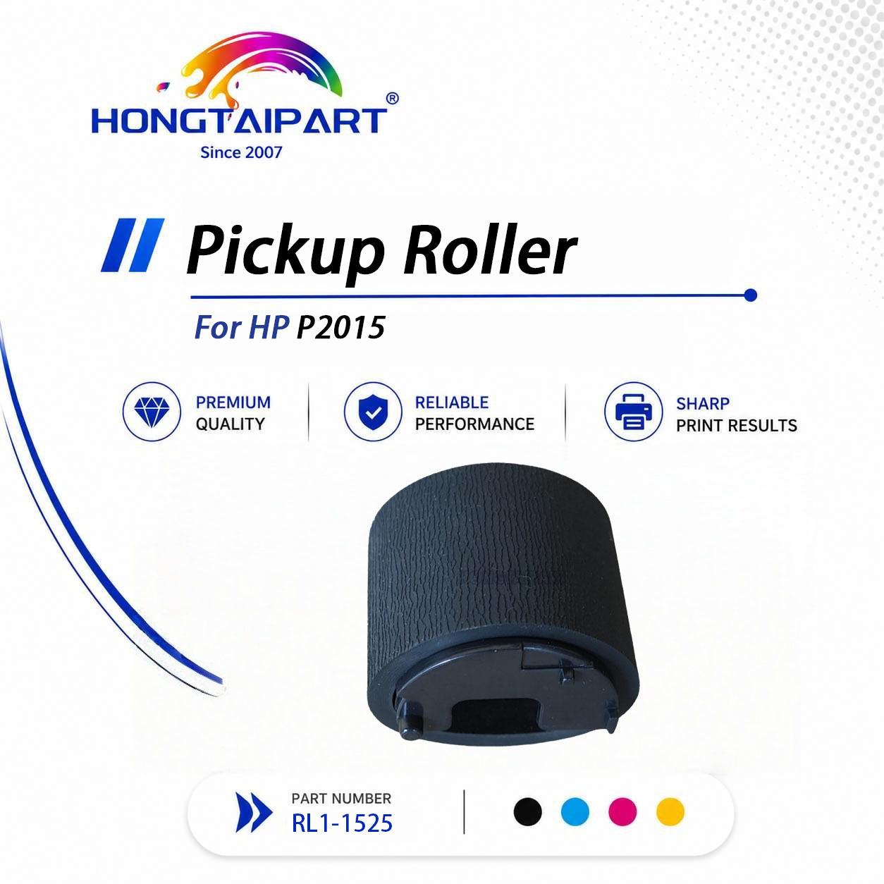 Compatible RL1-1525 Pickup Roller For HP P2015 Laser Printer Tray 1 Feed Roller