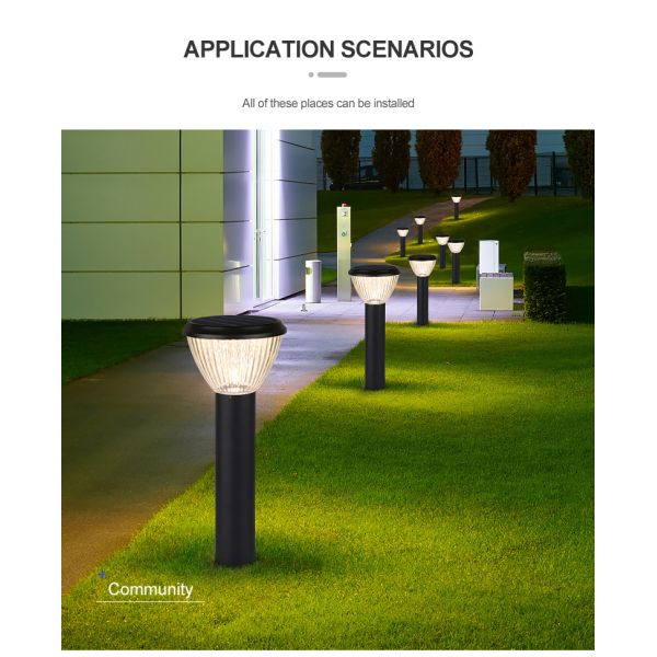 100lm умирают открытый сад солнечное светлое IP65 литого алюминия водоустойчивый