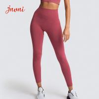 Hautes guêtres sans couture sexy Tik Tok de compression de contrôle de ventre de pantalon de yoga de taille
