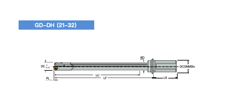 TiCN Coated Straight Shank Gun Drills 10-20mm Diameter For Accurate Deep Hole Drilling