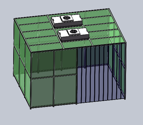 Openresty Clean Room Booth for Cleanroom Sterilization Efficiency