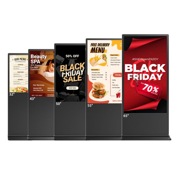 Floor Standing Capacitive Digital Signage Touch Info Kiosk 32