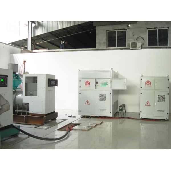 3 Phase 300 KW Portable Resistive Load Bank , 4 Wire AC Electronic Load Bank