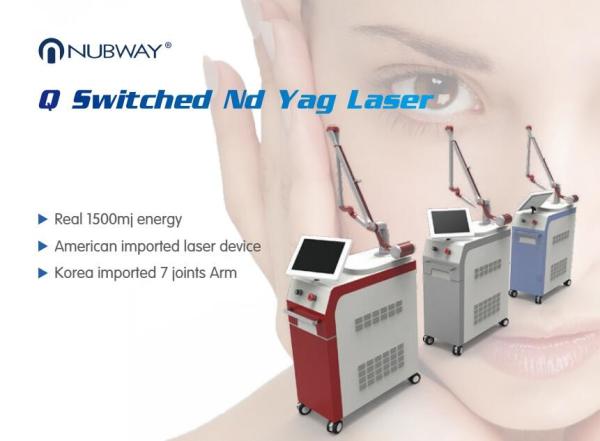 best eye line removal / laser tattoo removal machine with Q Switched ND Yag Laser for sale
