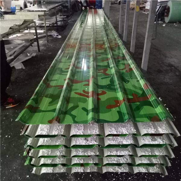 army green waterproof 30mm silver paper eps sandwich roof panel for warehouse