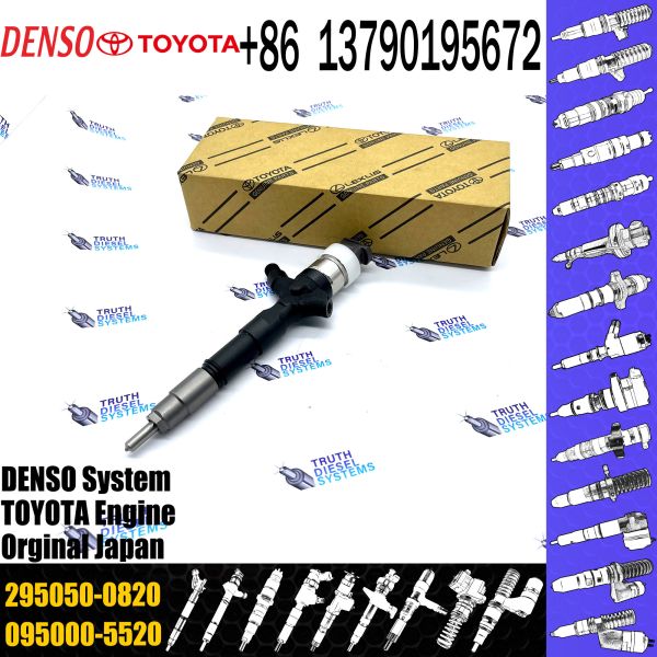 Собрание инжектора коллектора системы впрыска топлива 23670-30380 295050-0820 дл