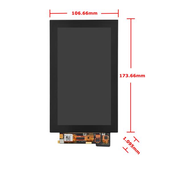 1080x1920 MIPI Interface OLED Touch Screen Display 7 Inch AMOLED Screen Display