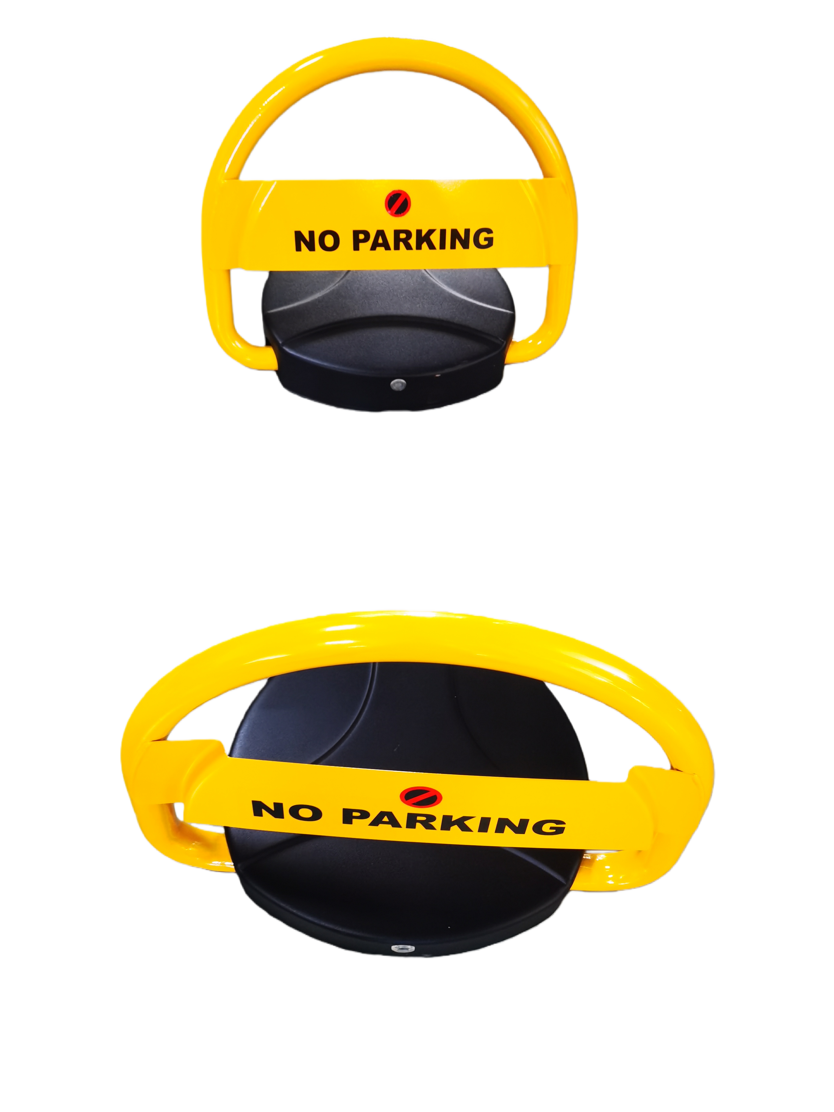 Yellow Car Parking Locks Waterproof Remote Control Parking Lot Lock