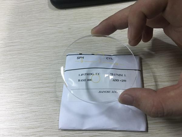 1.499 Eyewear Progressive Multifocal Lenses 75MM Diameter UC Coating